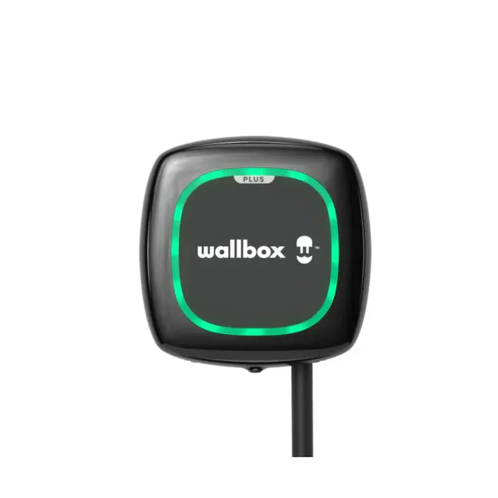 borne de recharge intelligente wallbox pulsar plus 7,4/22kw cable attache 5m wallbox