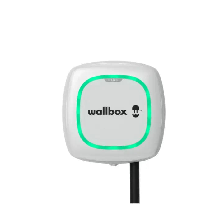 borne de recharge intelligente wallbox pulsar plus 7,4/22kw cable attache 5m wallbox