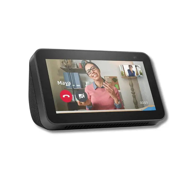 enceinte connectee assistant vocal echo show 5 2eme generation avec ecran tactile amazon echo amazon echo