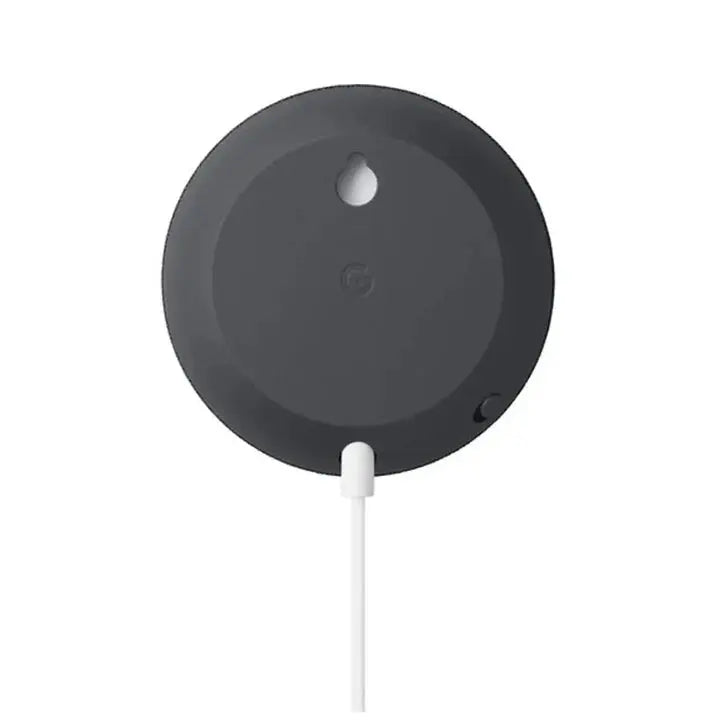 enceinte connectee assistant vocal google nest mini 2eme generation charcoal google noir