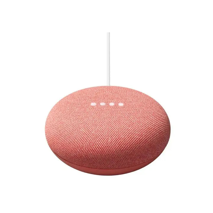 enceinte connectee assistant vocal google nest mini 2eme generation charcoal google orange