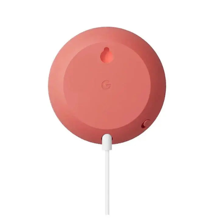 enceinte connectee assistant vocal google nest mini 2eme generation charcoal google orange