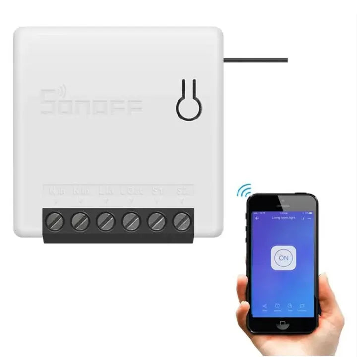 interrupteur contrôleur de lumière  wifi sonoff diy  mini r2 10a compatible avec Alexa google home et Siri sonoff