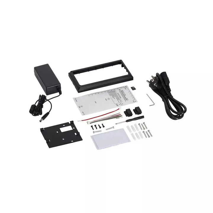 KIT Kit interphone vidéo sans fil antivandale avec lecteur de badge Hikvision DS-KIS604-S